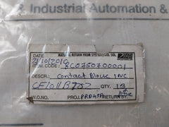 Lot of 5X Eaton E22B1 Contact Block 1NC 8C0750700001