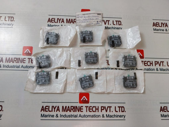 Lot Of 5X Eaton E22B2 Pushbutton Contact Block 1No