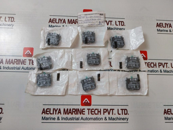 Lot Of 5X Eaton E22B2 Pushbutton Contact Block 1No