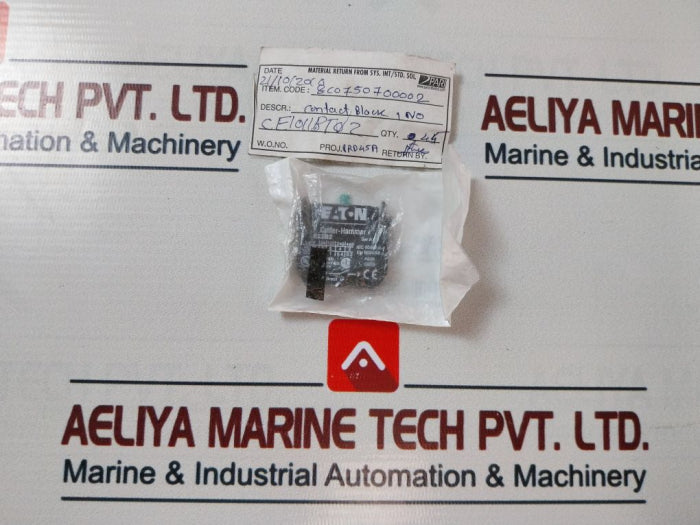 Lot of 5X Eaton E22B2 Contact Block 1NO 8C0750700002