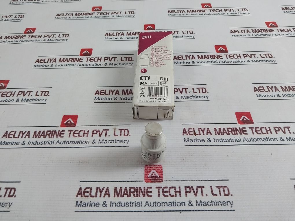 Lot of 5X ETI 2313402-01 Diii Fuse Links 50A 500v~ 002313402