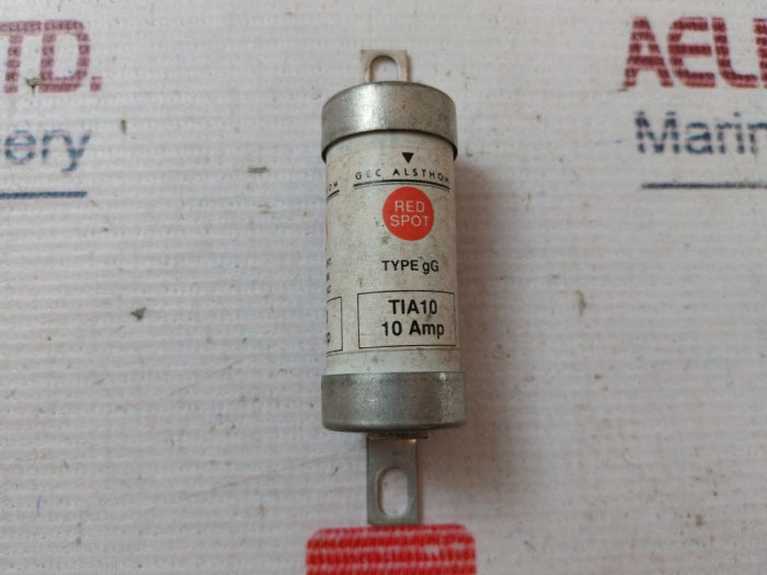 Lot Of 5x Gec Alsthom TIA10 Standard Fuse 10Amp