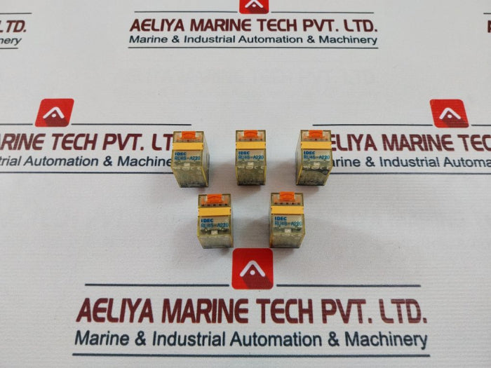 Lot Of 5X Idec Ru4S-a220 Universal Relay 6A 250V Ac