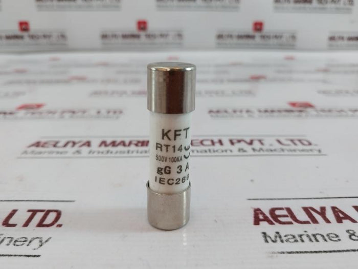 Lot of 5X KFT RT14 Fuse Element 500V 100KA GG 3A