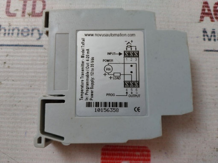 Lot of 3X Novus Automation TXRAIL Temperature Transmitter 12 TO 35 VDC