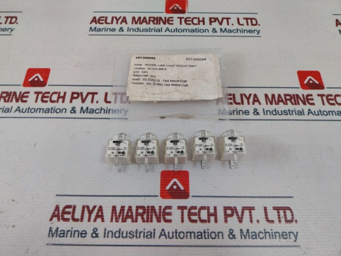 Lot Of 5X Schlegel Bl5 Lamp Holder 60V 1,2W