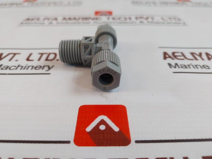 Lot of 5X Serto 6-1/4-6 Male Adaptor Tee Union 762.20.12.009 16997