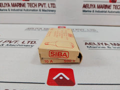 Lot of 5X Siba 10A 500V D-Type Fuse Link GL