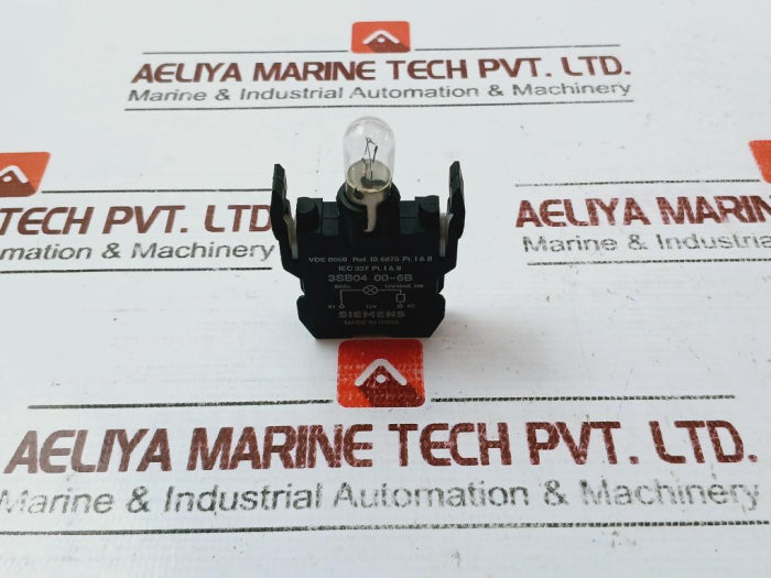 Lot Of 5X Siemens 3Sb04 00-6B Lamp Holder 12V Max 2W