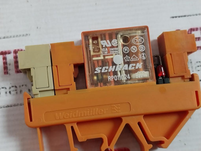 Lot Of 5X Weidmuller 110022 Rs 30 Relay Module 24V