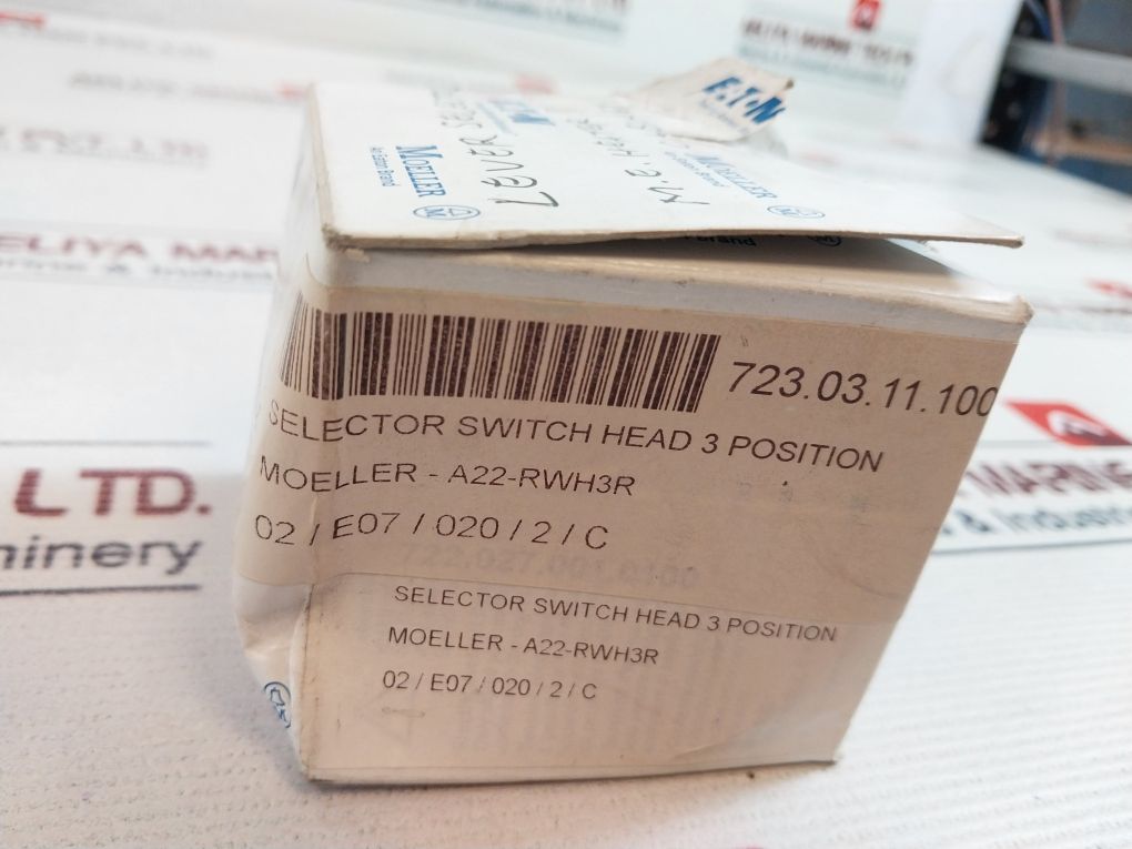 Lot of 3X Eaton A22-RWH3R Selector switch Actuator 3 Position