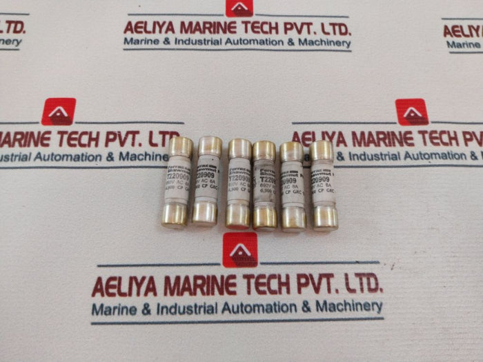 Lot Of 6X Ferraz Shawmut T220909 Protistor Fuse 690V Ac 6A