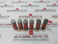 Lot of 6X Gould Shawmut AJT4 Amp-Trap 2000 Time Delay Fuse 4 Amps