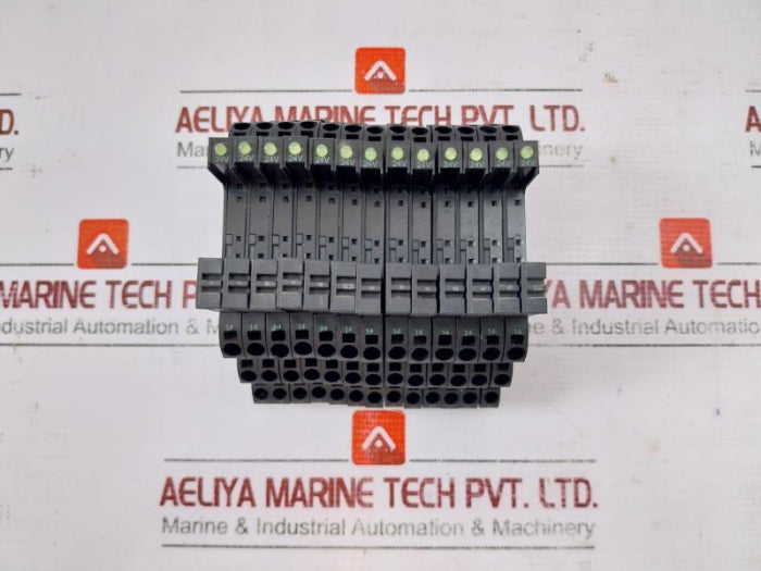 Lot Of 6X Murr Elektronik 3000-16013-3100020 Pluggable Compl.Module Output Relay