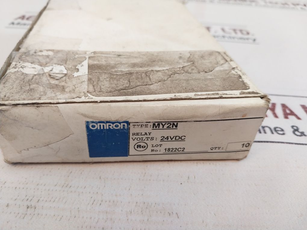 Lot of 6X Omron My2n Coil Power Relay 6167b 24vdc