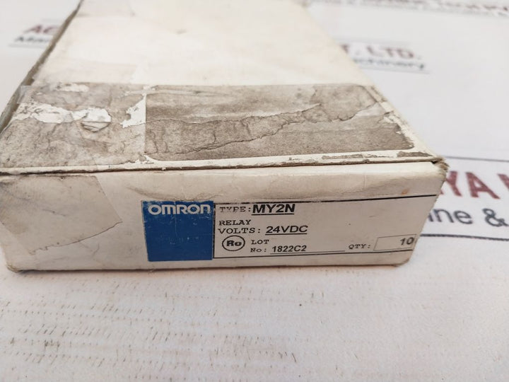 Lot of 6X Omron My2n Coil Power Relay 6167b 24vdc
