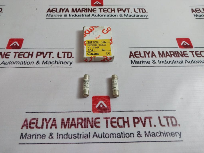 Lot Of 7X Gave 10A Gg Fuse Cartridges 500V