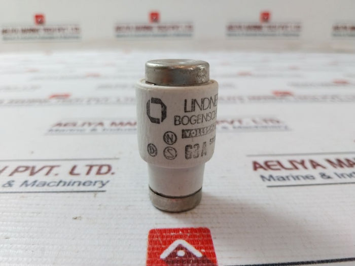 Lot Of 7X Lindner Bogenschutz Lg7 Vollschutz Ceramic Bottle Fuse 63A 500V