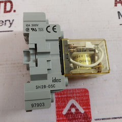 Lot of 2X IDEC RH2B-UL Compact Power Relay DC24V 10A 300V