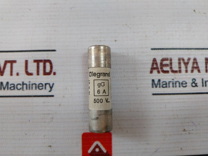 Lot Of 9X Legrand 143 06 Cartridge Fuses 500V 6A