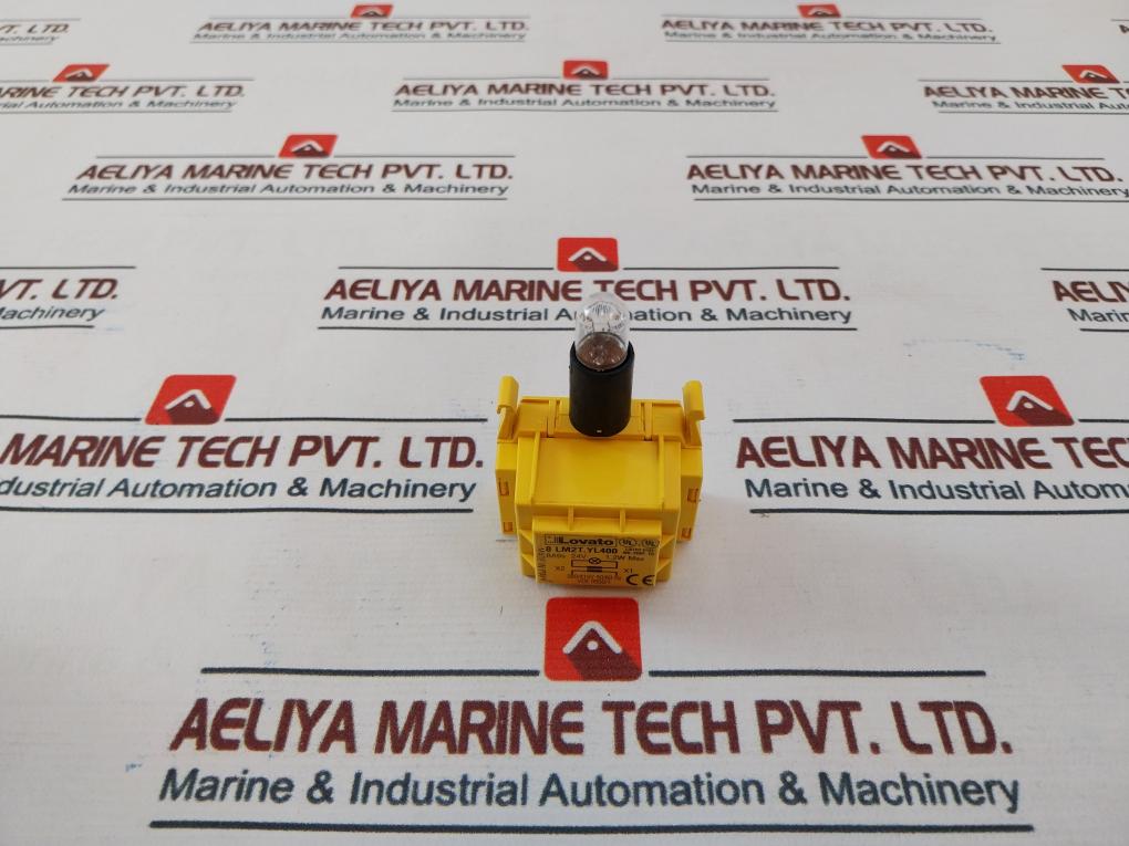 Lovato 8 Lm2T.Yl400 Lamp Holder With Transformer 380/415V 50/60 Hz