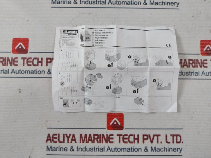 Lovato Rf383800 Thermal Overload Relay A001011