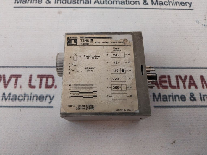 Lovato T2Ne Star-delta-time Relay Delay On Operate