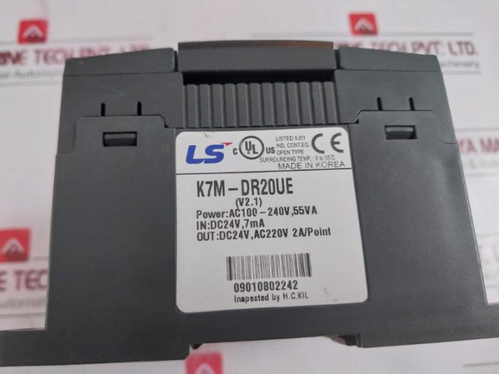 Ls K7M-dr20Ue Master-k120S Programmable Logic Controller Ac100-240V 55Va 50/60Hz