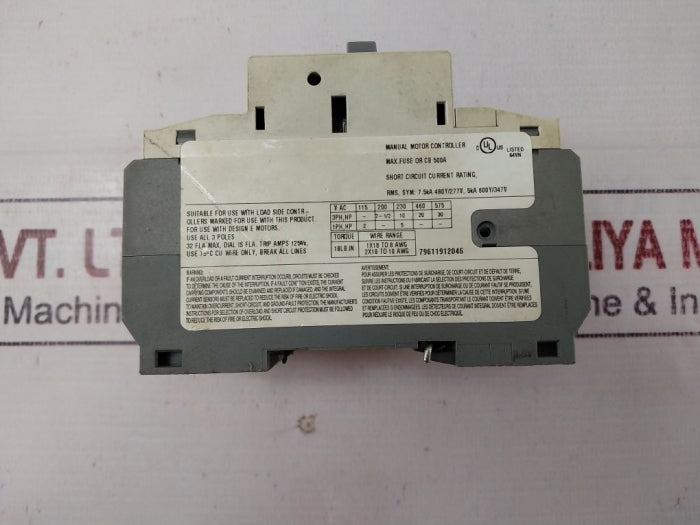 Ls Mms-32S Manual Motor Starter 10A/240V Gb14048.5
