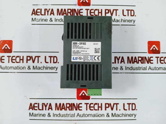 Ls Xbm-dr16S Xgb Series Plc Input/Output Relay Module V3.31 Dc24V 1A