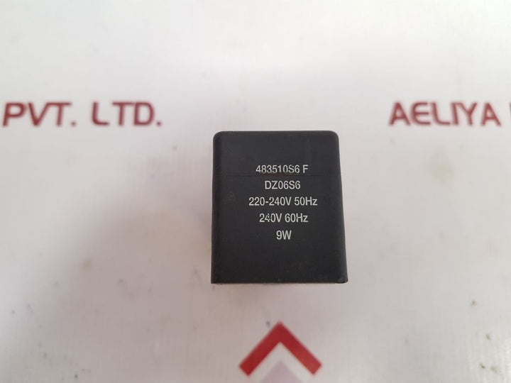 Lucifer 483510S6F Solenoid Valve Coil 220-240V 50Hz 240V 60Hz