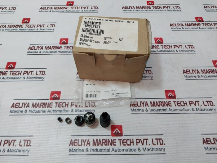 Lumberg Rkc 5/7 P8 Straight Cable Socket Brass 87064
