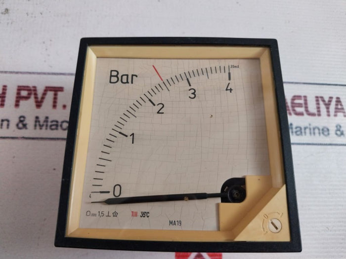 Lumel Ma19 Panel Meter 0-4 Bar
