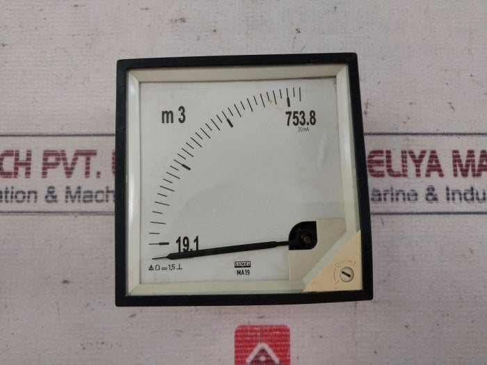 Lumel MA19 Panel Meter 19.1 to 753.8 m3