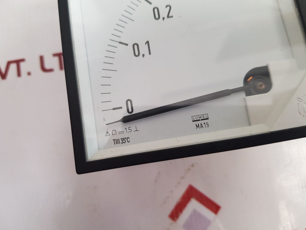 Lumel Ma19M A900X0000008 Analog Panel Meter 0-0.4 Mpa