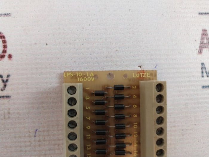 Lutze LPS-10-1A 1600V Connection Interface