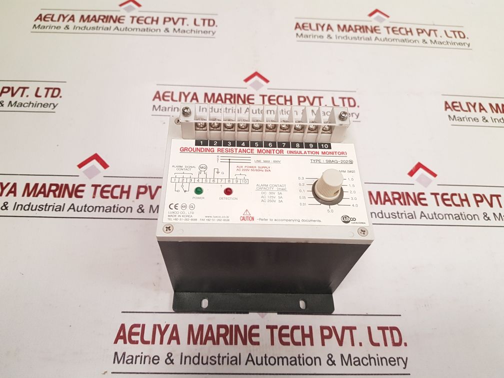 Luxco Sbag-202N Grounding Resistance Monitor (Insulation Monitor) New One