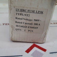 Nt2 Lv-hrc Fuse Link