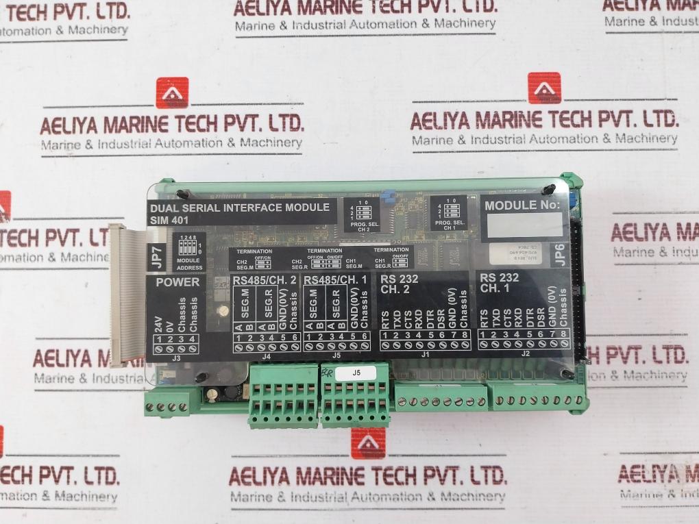 Lyngso Marine Sim 401, Um 108-fe Dual Serial Interface Module 962.002. ...