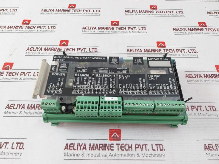 Lyngso Marine Sim 401, Um 108-fe Dual Serial Interface Module 962.002.300