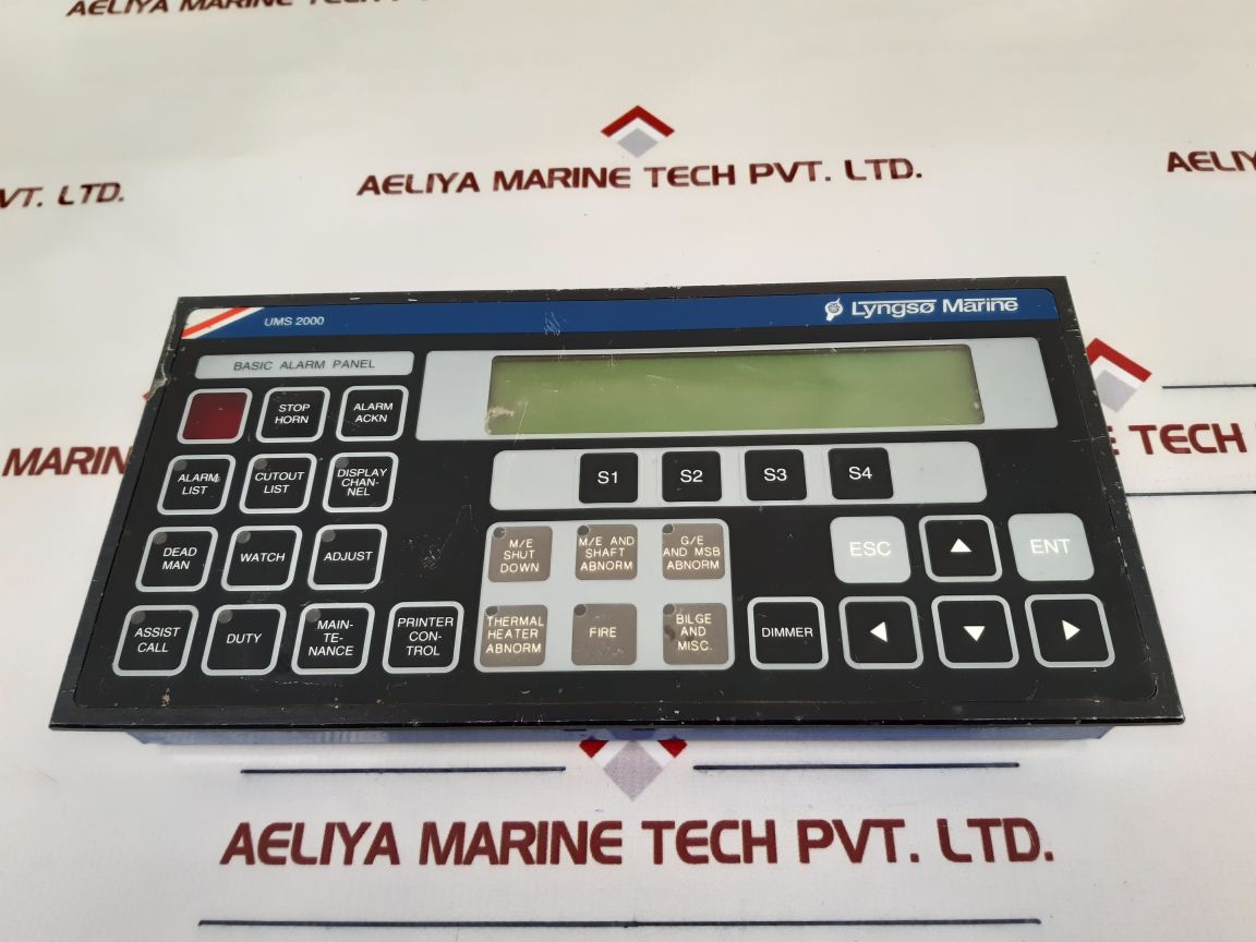 Lyngso Marine Ums 2000 Accommodition Alarm Panel Used