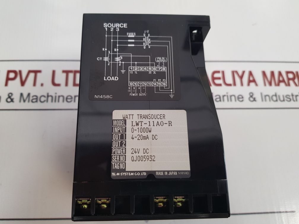 M-system Lwt-11A0-r Watt Transducer