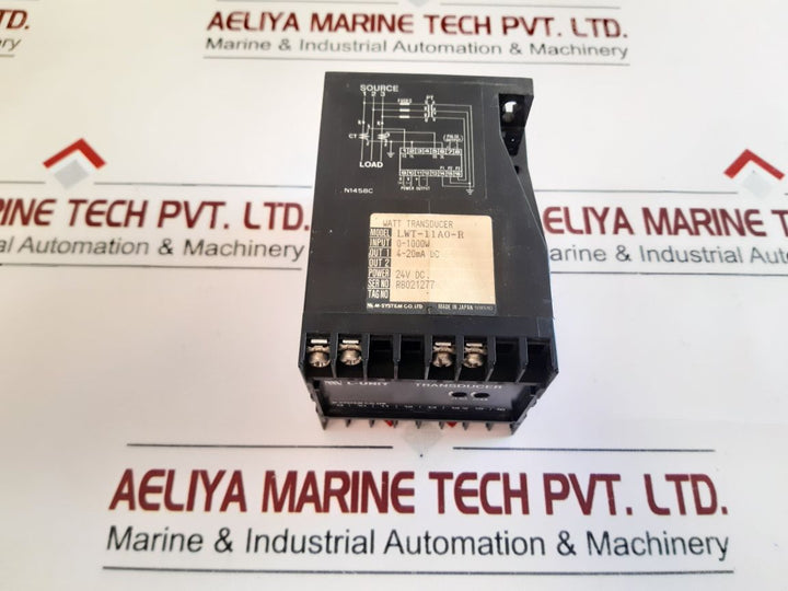 M-system L-unit Lwt-11A0-r Watt Transducer 24V Dc Ser Rb021277
