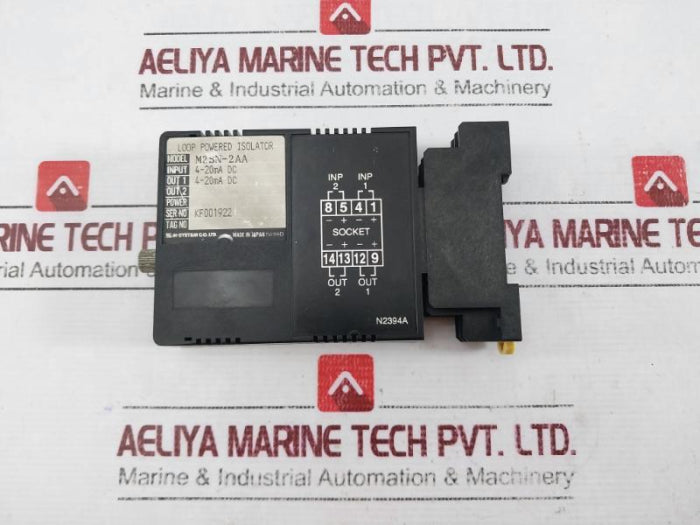 M-system M2Sn-2Aa Loop Powered Isolator With Socket Pyf08A-k3Fm 4-20Ma Dc