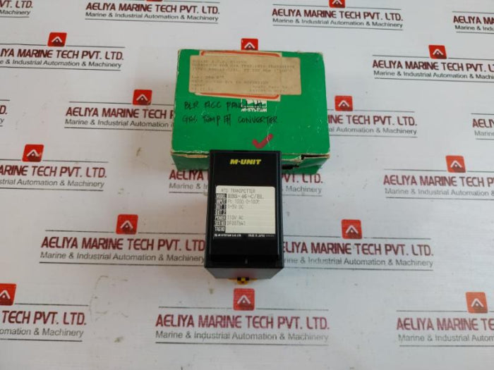 M-system Rbs-46-c/Bl Temperature Transmitter 110Vac N2066A 250V 7.5A 433100-0014