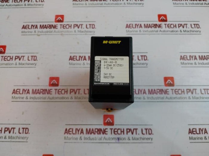 M-system Sv-a6-r Signal Transmitter 4-20Ma Dc 24V Dc 250V 7.5A