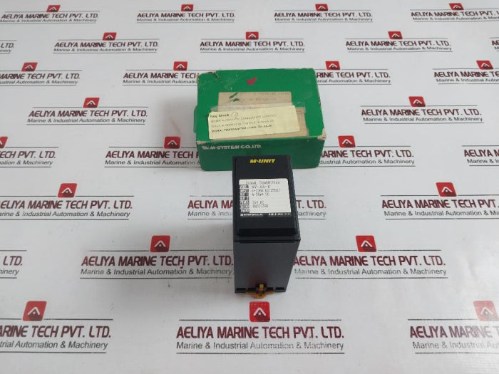 M-system Sv-aa-r Signal Transmitter 4-20Ma Input/Output 24V Dc, 250V 7.5A