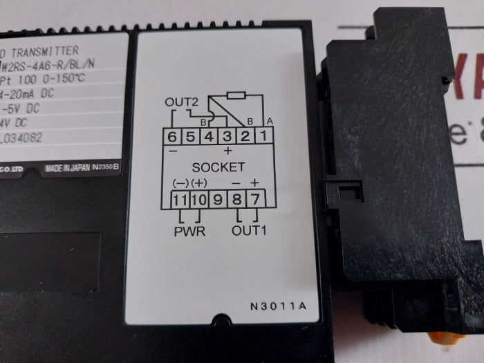 M-system W2Rs Rtd Transmitter W2Rs-4A6-r/Bl/N Pt 100 0-150°C