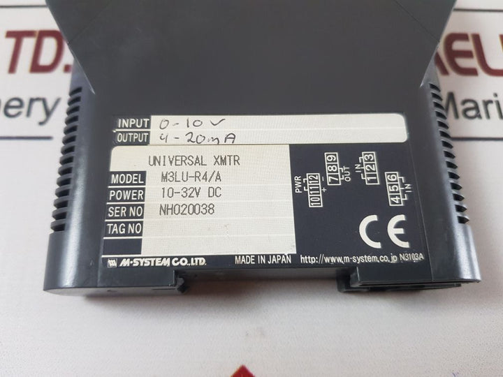 M. System M3Lu-r4/A Universal Transmitter