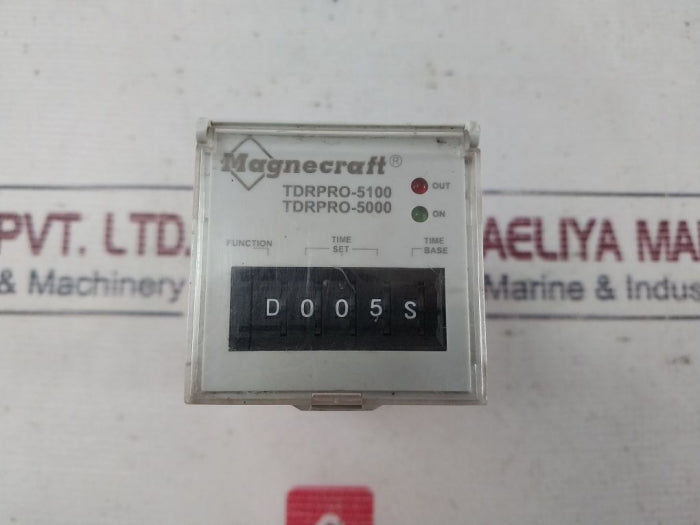 Magnecraft TDRPRO-5100 Time Delay Relay With Base TDRPRO-5000